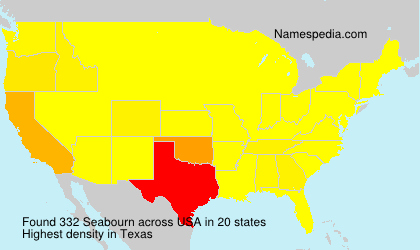 Surname Seabourn in USA Surname Seabourn in USA