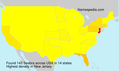 Surname Seabra in USA