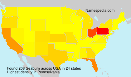 Surname Seaburn in USA