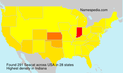 Surname Seacat in USA