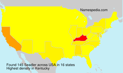 Surname Seadler in USA