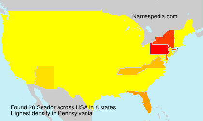 Surname Seador in USA