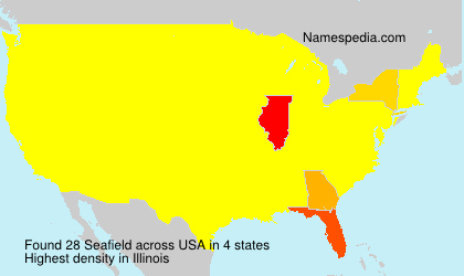 Surname Seafield in USA