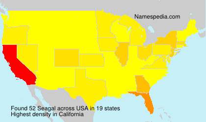 Surname Seagal in USA