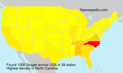 Surname Seagle in USA