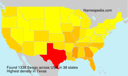 Surname Seago in USA