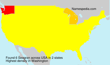 Surname Seagran in USA