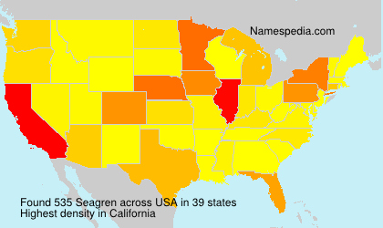 Surname Seagren in USA