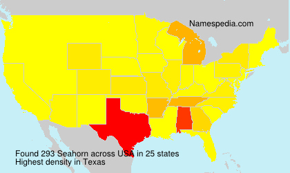 Surname Seahorn in USA