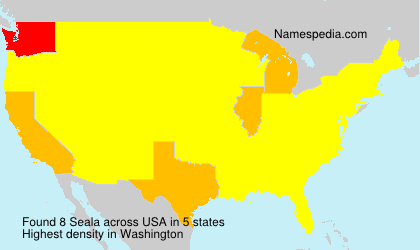 Surname Seala in USA
