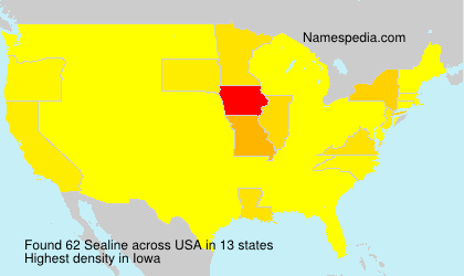 Surname Sealine in USA