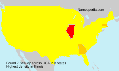Surname Sealley in USA