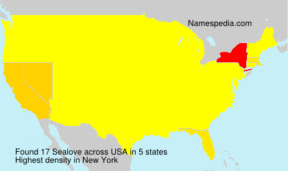 Surname Sealove in USA