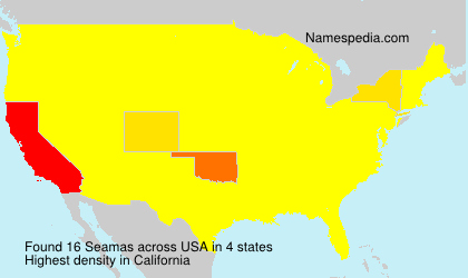 Surname Seamas in USA