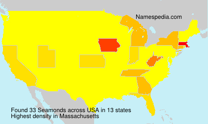 Surname Seamonds in USA