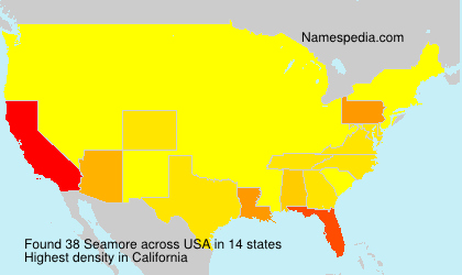 Surname Seamore in USA