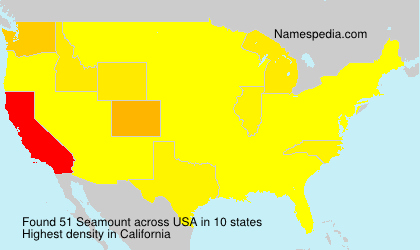 Surname Seamount in USA