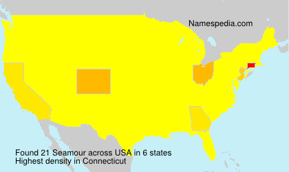 Surname Seamour in USA