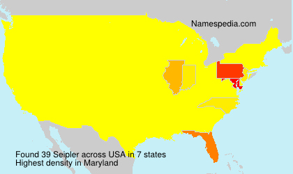 Surname Seipler in USA Surname Seipler in USA