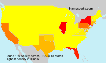 Surname Selsky in USA Surname Selsky in USA