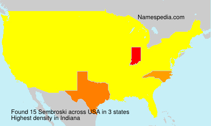 Surname Sembroski in USA