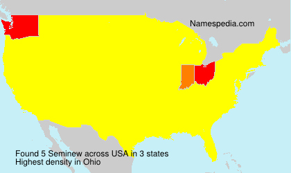 Surname Seminew in USA