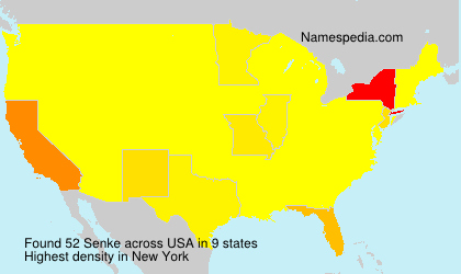 Surname Senke in USA Surname Senke in USA