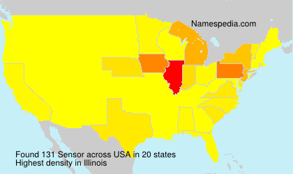 Surname Sensor in USA