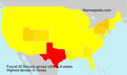 Surname Senulis in USA Surname Senulis in USA