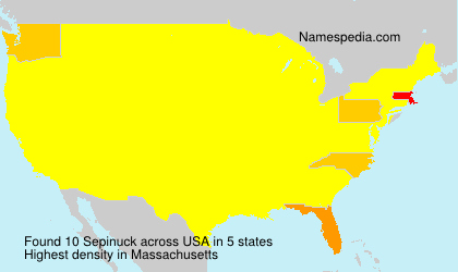 Surname Sepinuck in USA Surname Sepinuck in USA