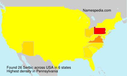 Surname Serbic in USA