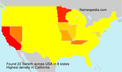 Surname Serleth in USA