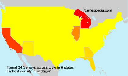 Surname Serruys in USA