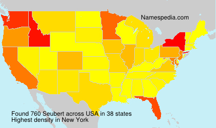 Surname Seubert in USA