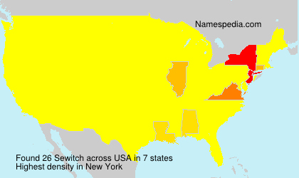 Surname Sewitch in USA