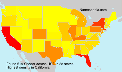 Surname Shader in USA Surname Shader in USA