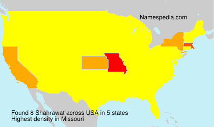 Surname Shahrawat in USA