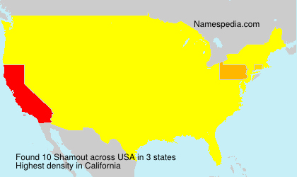 Surname Shamout in USA