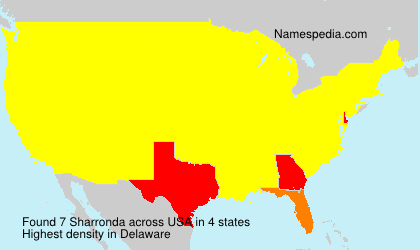 Surname Sharronda in USA