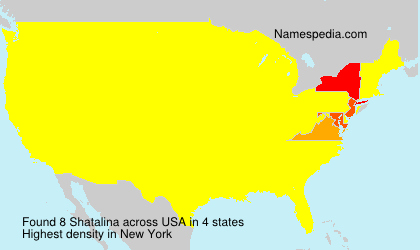 Surname Shatalina in USA Surname Shatalina in USA