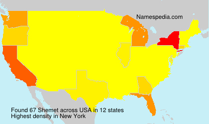 Surname Shemet in USA Surname Shemet in USA
