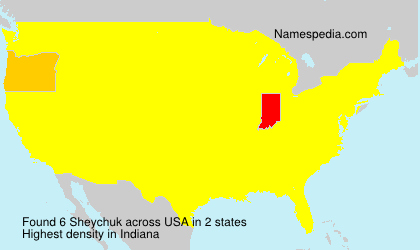 Surname Sheychuk in USA