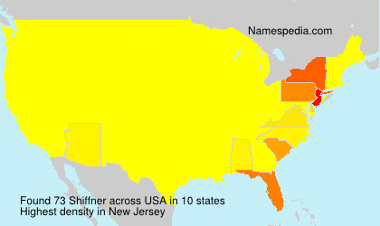 Surname Shiffner in USA