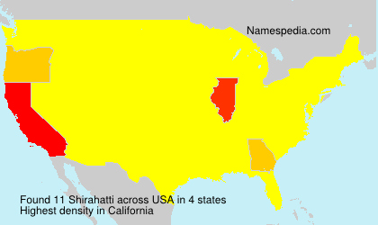 Surname Shirahatti in USA