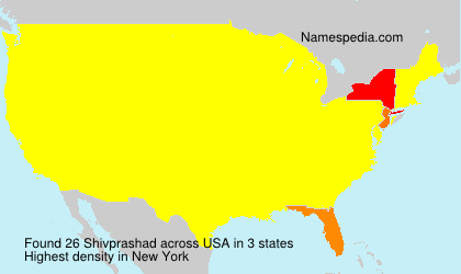 Surname Shivprashad in USA