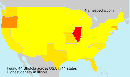 Surname Shotola in USA Surname Shotola in USA