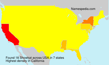 Surname Showkat in USA