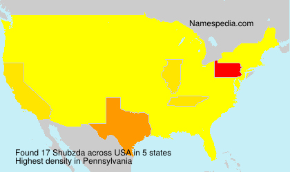 Surname Shubzda in USA Surname Shubzda in USA