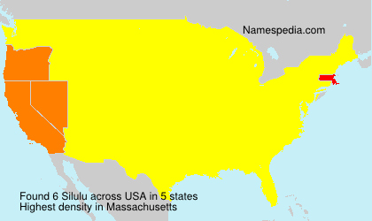 Surname Silulu in USA