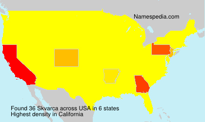 Surname Skvarca in USA Surname Skvarca in USA